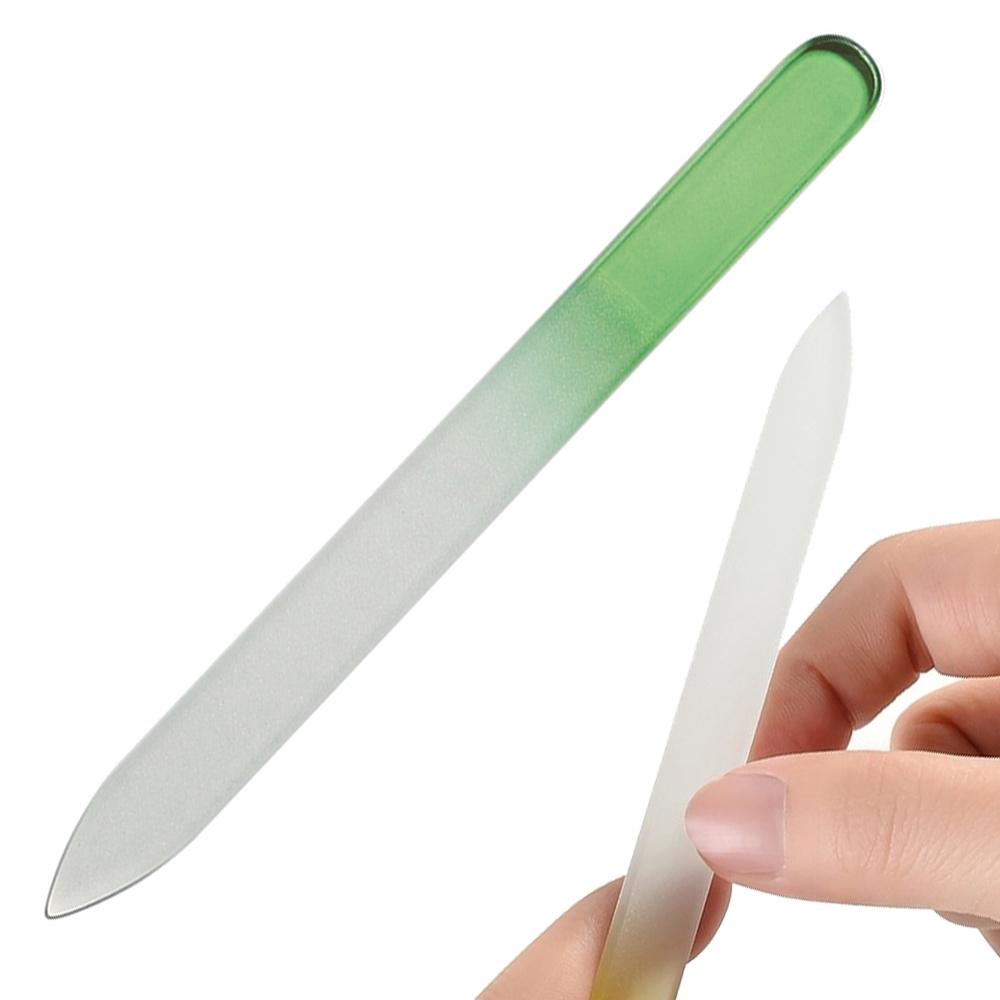 2-Pack Dubbelsidig Nagelfil i Glas 14cm