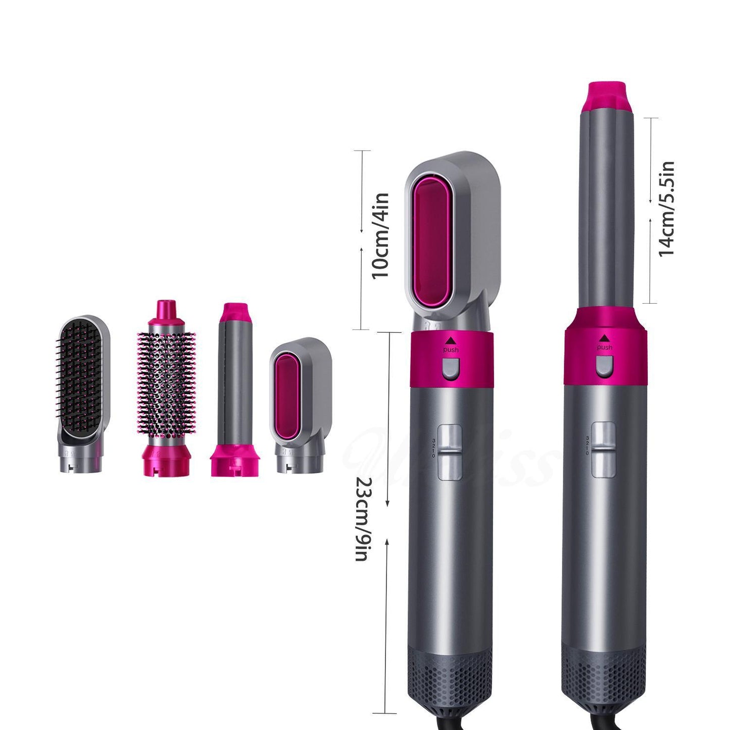 5 i 1 Professionell Hårtork Hårkrullare Hair Curler Locktång