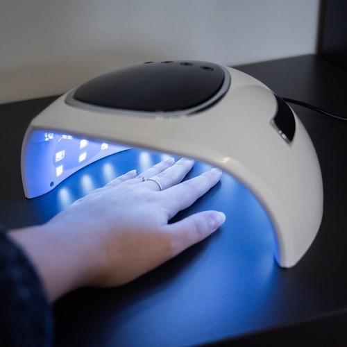 72W UV/LED-lampa Nageltork Nagellampa med timer