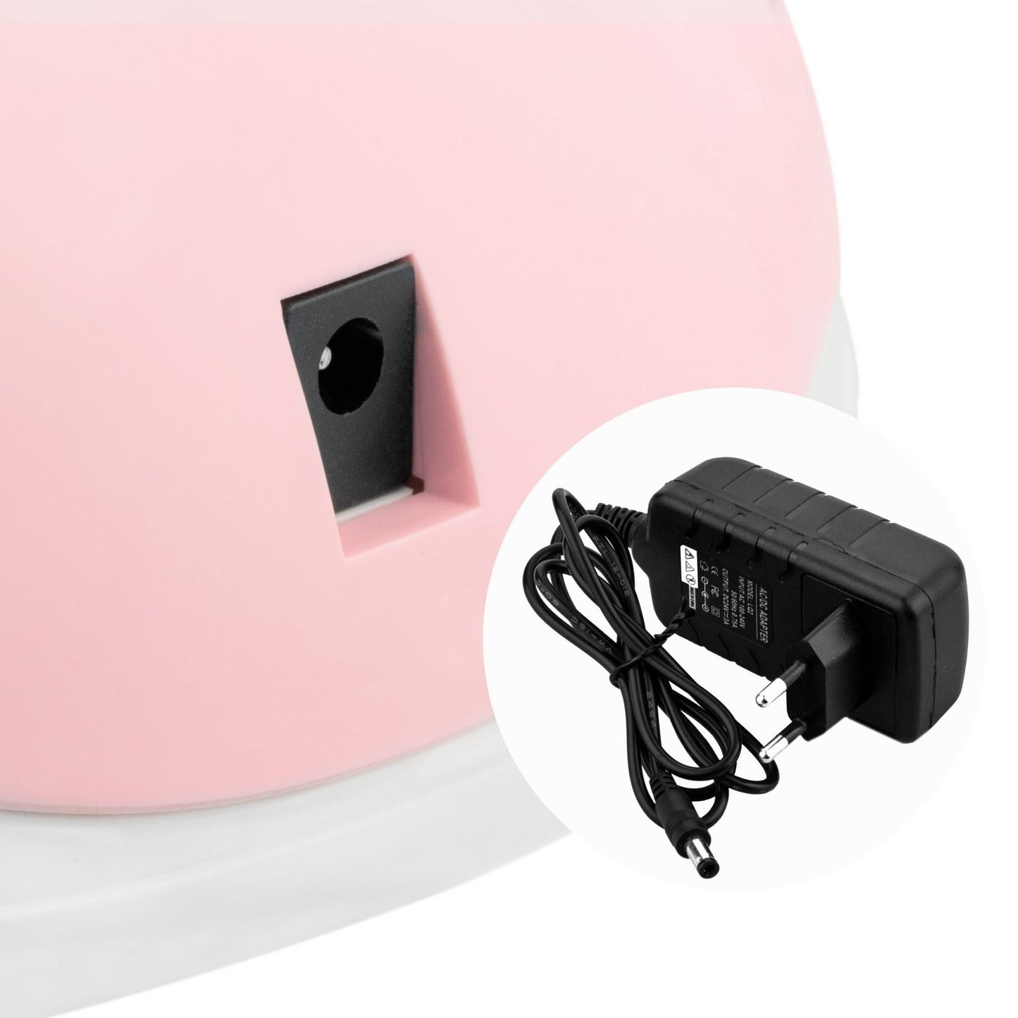 120w UV/LED-lampa med timerfunktion Vit