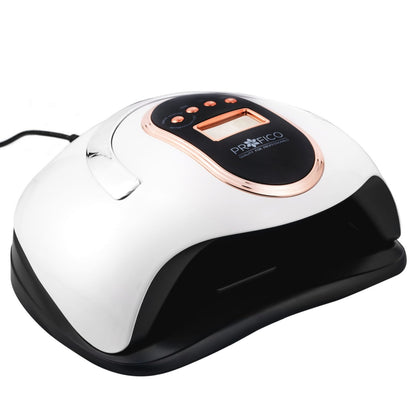 168w UV/LED-lampa med timerfunktion Vit