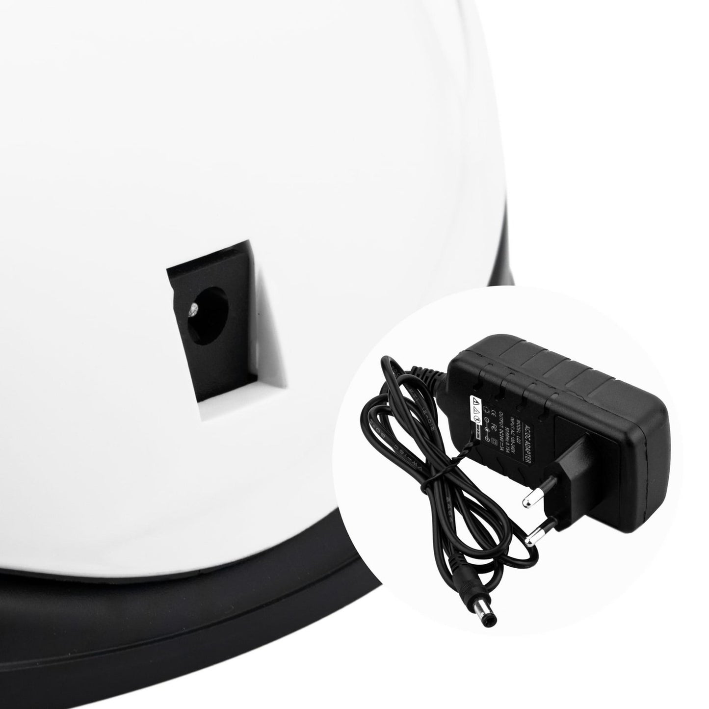 168w UV/LED-lampa med timerfunktion Vit