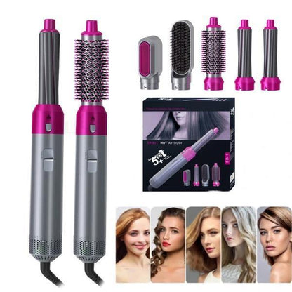 5 i 1 Professionell Hårtork Hårkrullare Hair Curler Locktång