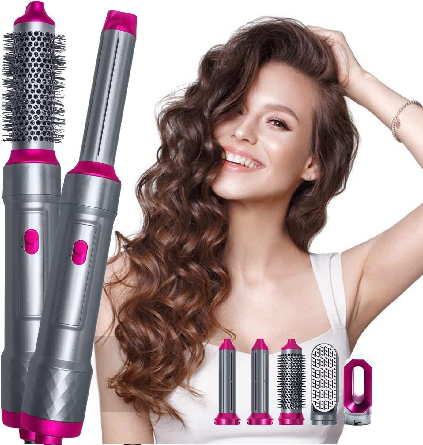 5 i 1 Professionell Hårtork Hårkrullare Hair Curler Locktång