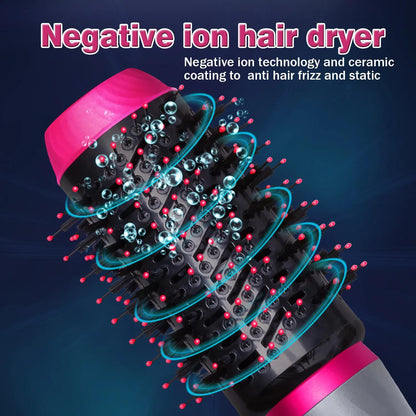 5 i 1 Professionell Hårtork Hårkrullare Hair Curler Locktång