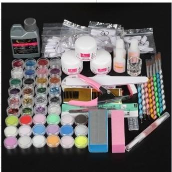 Akryl Nagel kit Nagel set Färg Set 12 Färger
