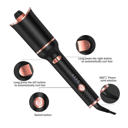 Automatisk Hårkrullare Hair Curler Locktång uppladdningsbar