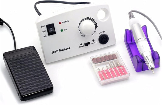 Elektrisk Nagelfil 30 000 rpmmed Tillbehör Manikyr Kit för Naglar