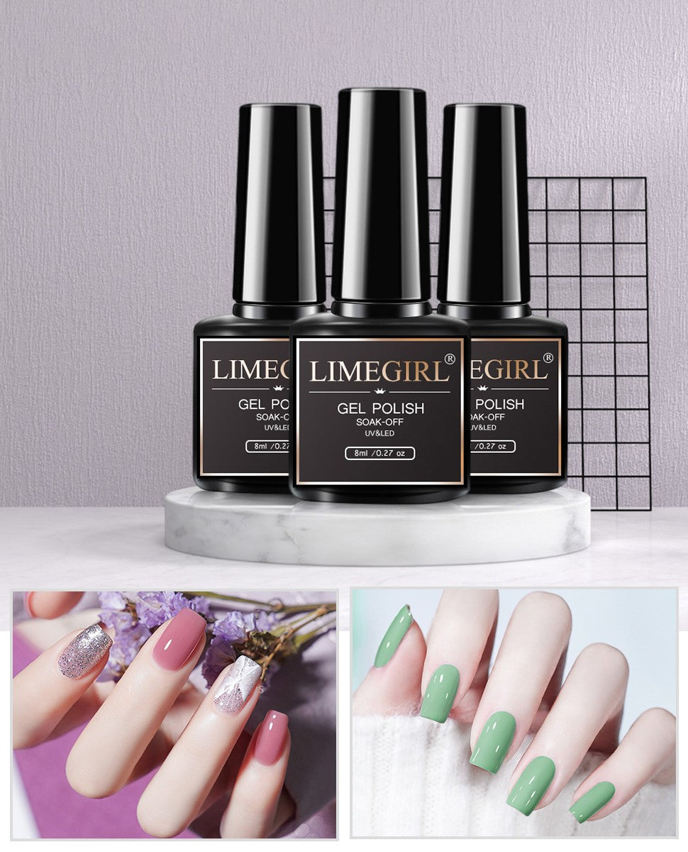 UV Nagelkit Nail Gel med UV lampa Polygel Nagelslip