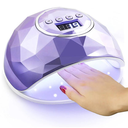 86W UV/LED-lampa Nageltork Nagellampa med timer